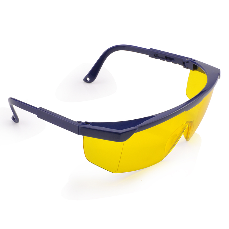 Perlindungan Laser Cermin Mata Keselamatan PC KS102 Kuning